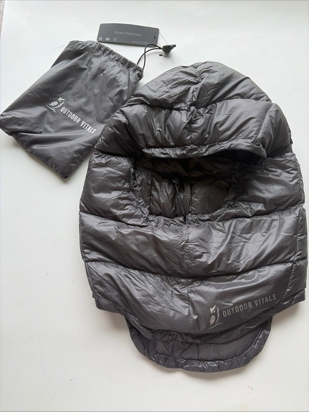 Outdoor Vitals Hybrid Balaclava/Hood Charcoal